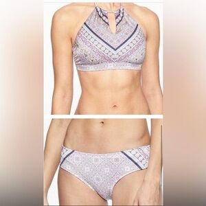 Athleta Aqualuxe Kitten Kisses Bikini Set Medium 59